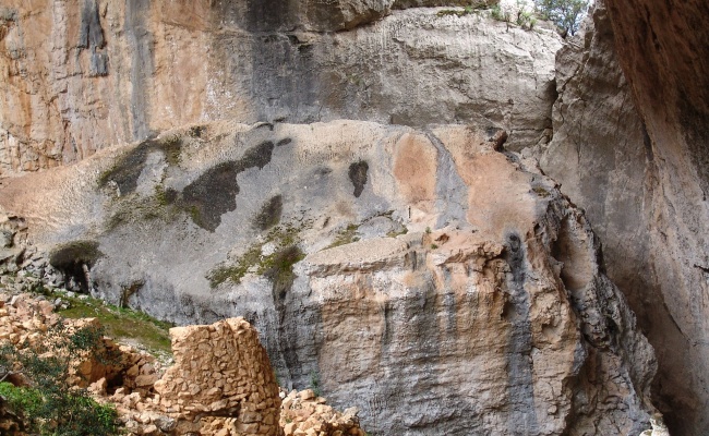 Dorgali, Tiscali. Veduta dell'area archeologica