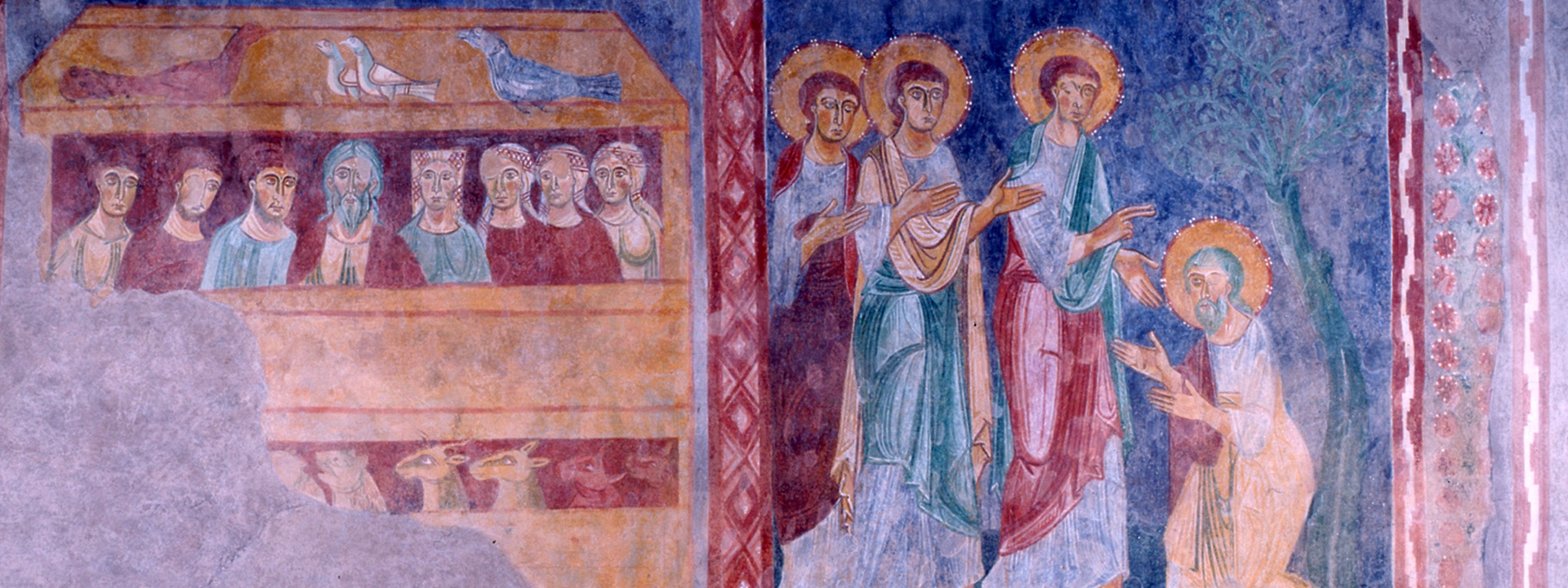 Galtellì, chiesa di San Pietro. Affreschi