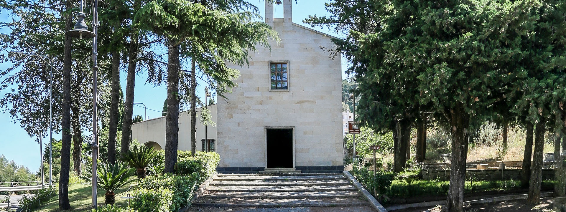 Nuoro, Church of the Madonna della Solitudine. Facade