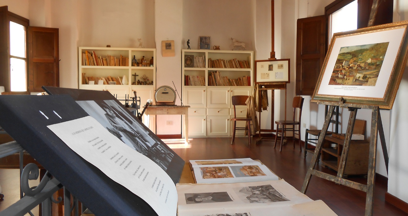 Olzai, Carmelo Floris house museum and art gallery