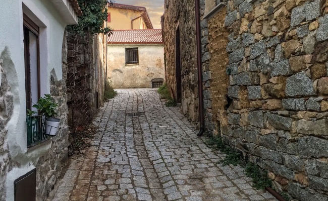 Sorgono, historic center