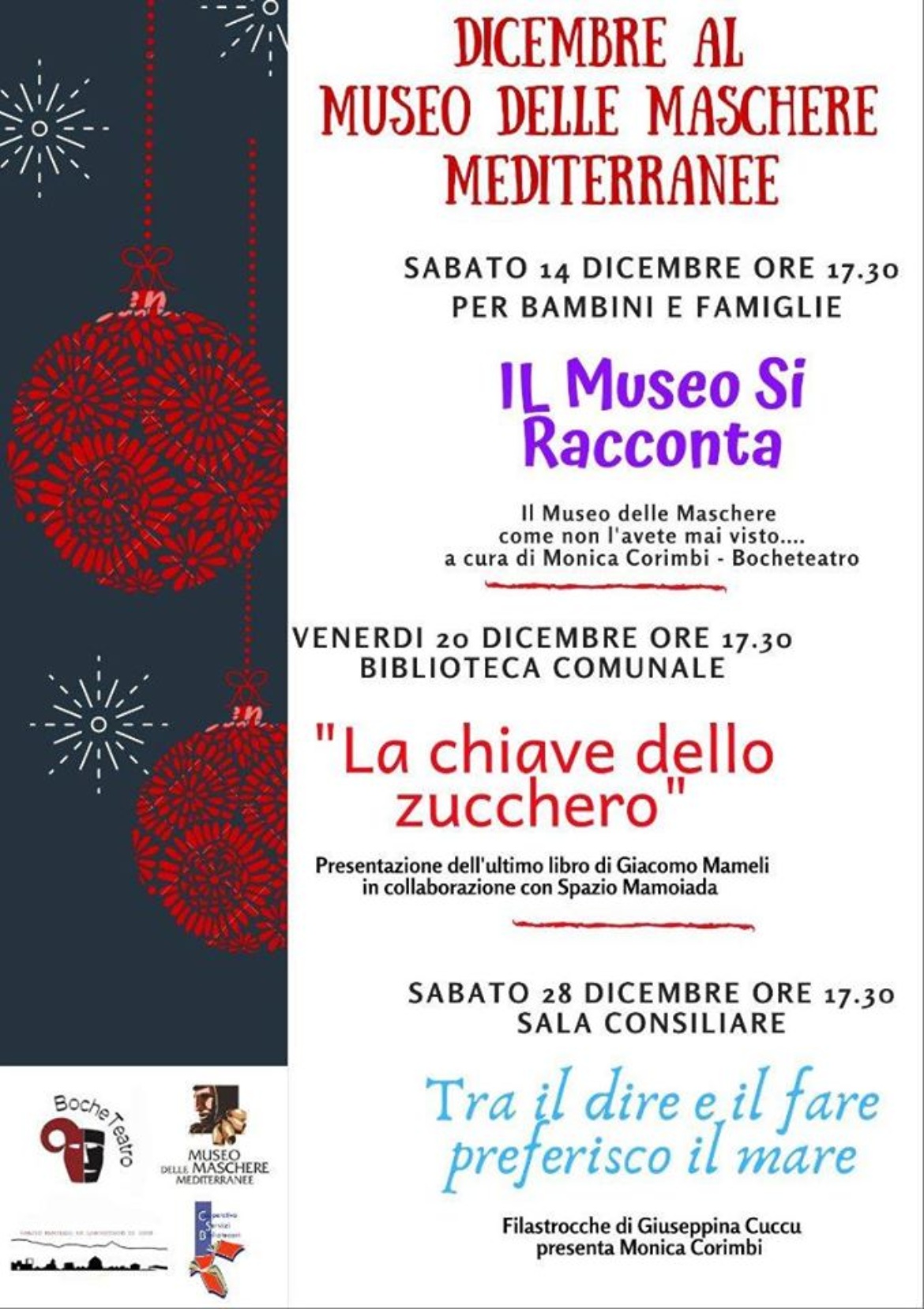 Visualizza la sezione: MUSEO DELLE MASCHERE MEDITERRANEE | EVENTI A DICEMBRE