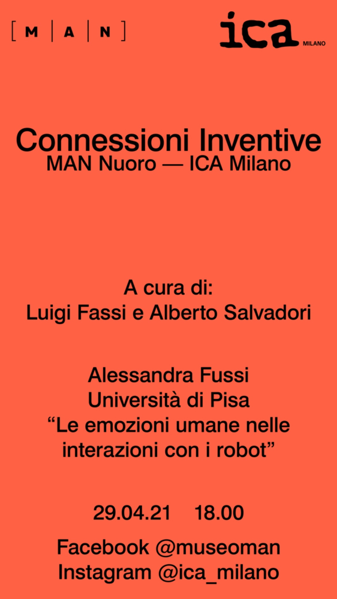Visualizza la sezione: Alessandra Fussi - Le emozioni umane nelle interazioni con i robot - Giovedì 29 aprile, ore 18:00