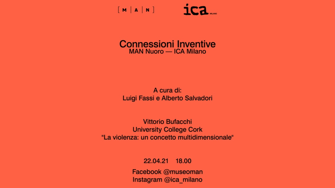 Visualizza la sezione: Vittorio Bufacchi - La violenza: un concetto multidimensionale - giovedì 22 aprile, ore 18.00 
