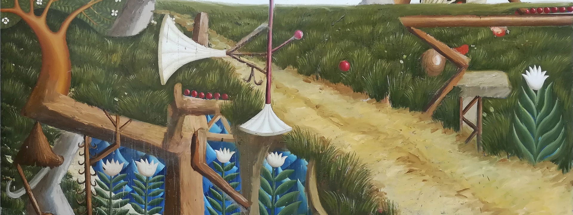 Siro Cugusi, Untitled, 2022, oil on canvas cm 190×285