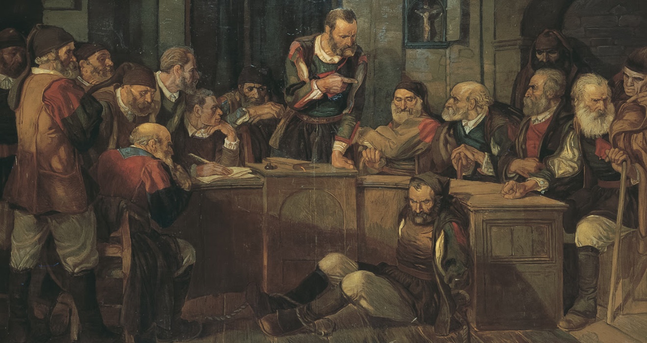 Mario Delitala, La Cacciata dell’arrendadore, 1926