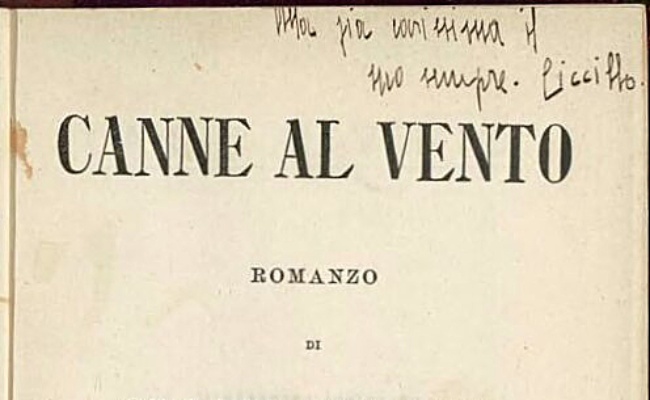 Grazia Deledda, Canne al vento, Fratelli Treves Editori, Milano, 1913