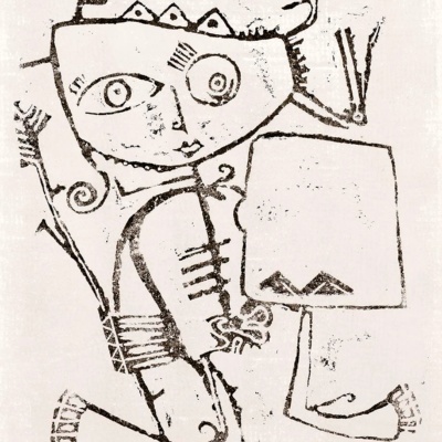 Giovanni Nonnis, Guerriero nuragico (stampa) - © Beni Culturali Standard (BCS)