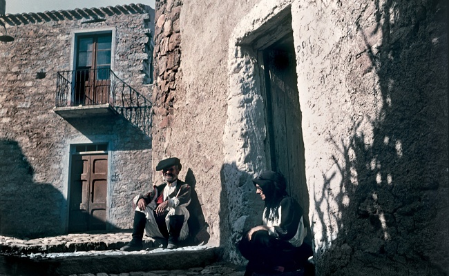 Oliena, on the left Antonio Maricosu, 1960s