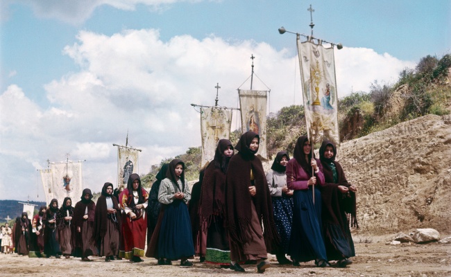Orgosolo, procession of Sant'Anania, 1950s