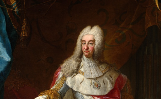 Viktor Amedeo II. in Majestät, Öl auf Leinwand, Martin van Meytens 1728