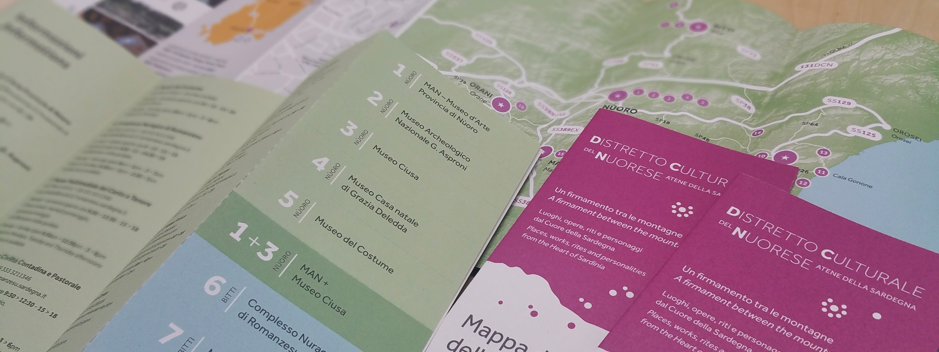 MAPPA TURISTICA DEI LUOGHI DELLA CULTURA 2020