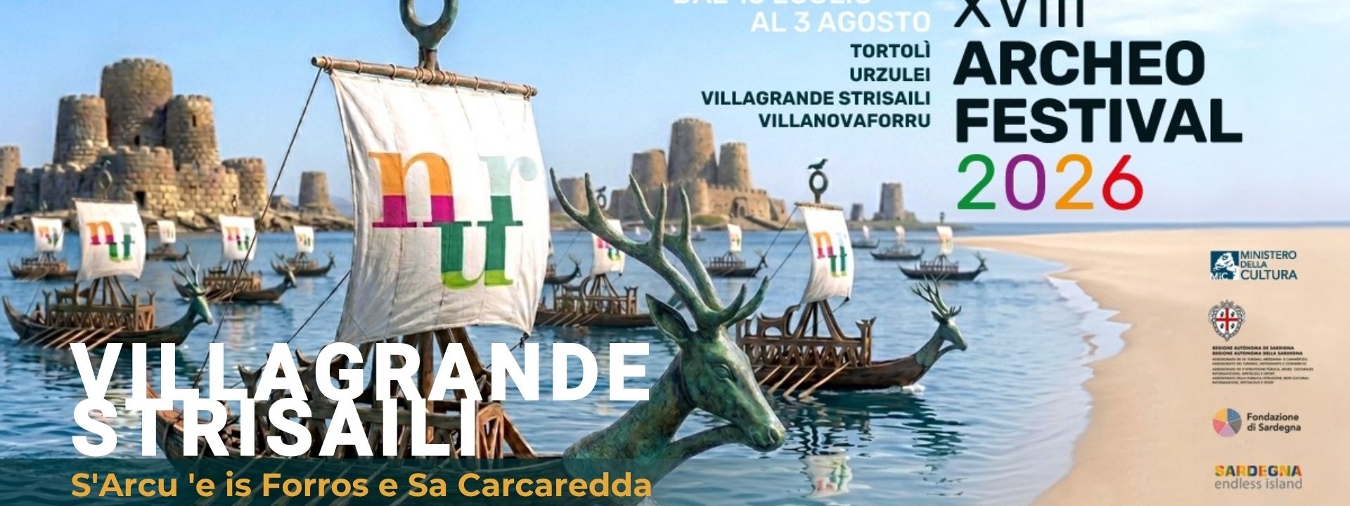 Villagrande Strisaili | NurArcheoFestival 2026 XVIII edizione 22 > 29 luglio 2026