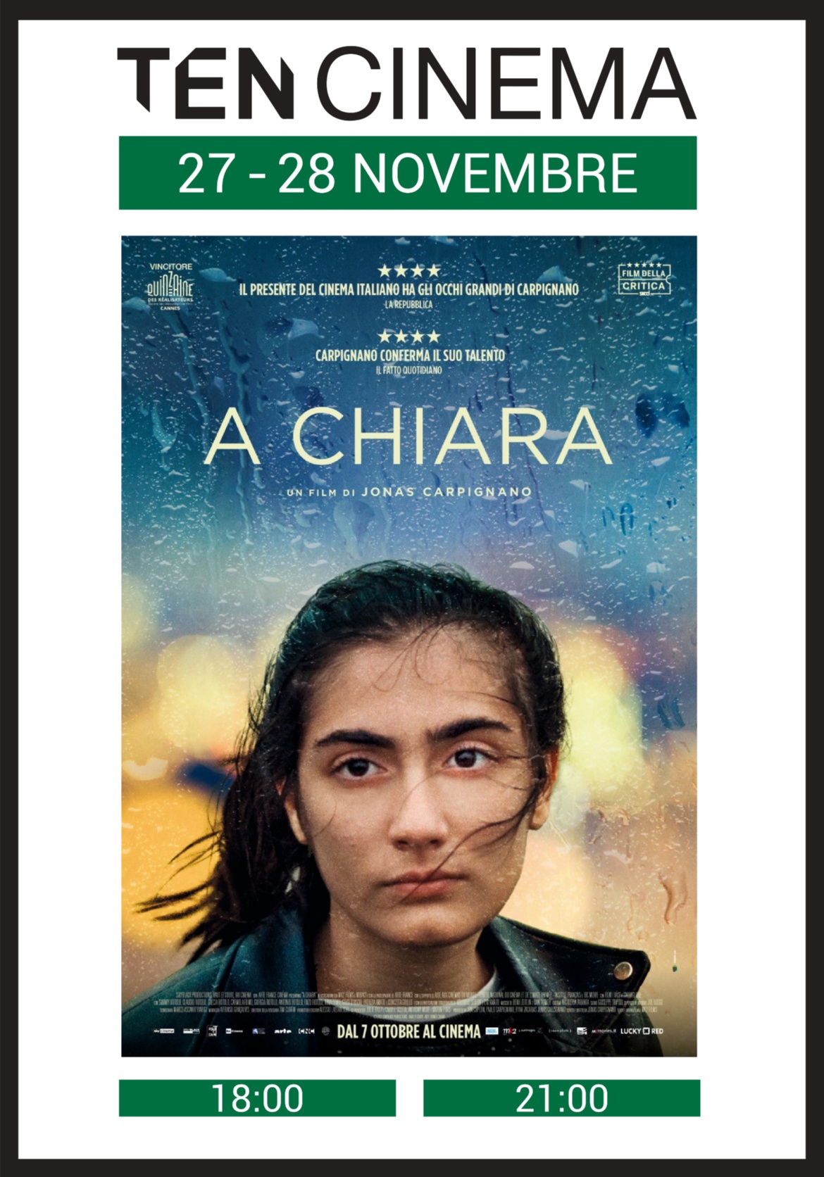 Visualizza la sezione: TEN TEATRO ELISEO NUORO | A CHIARA, IL 27 E 28 NOVEMBRE 2021