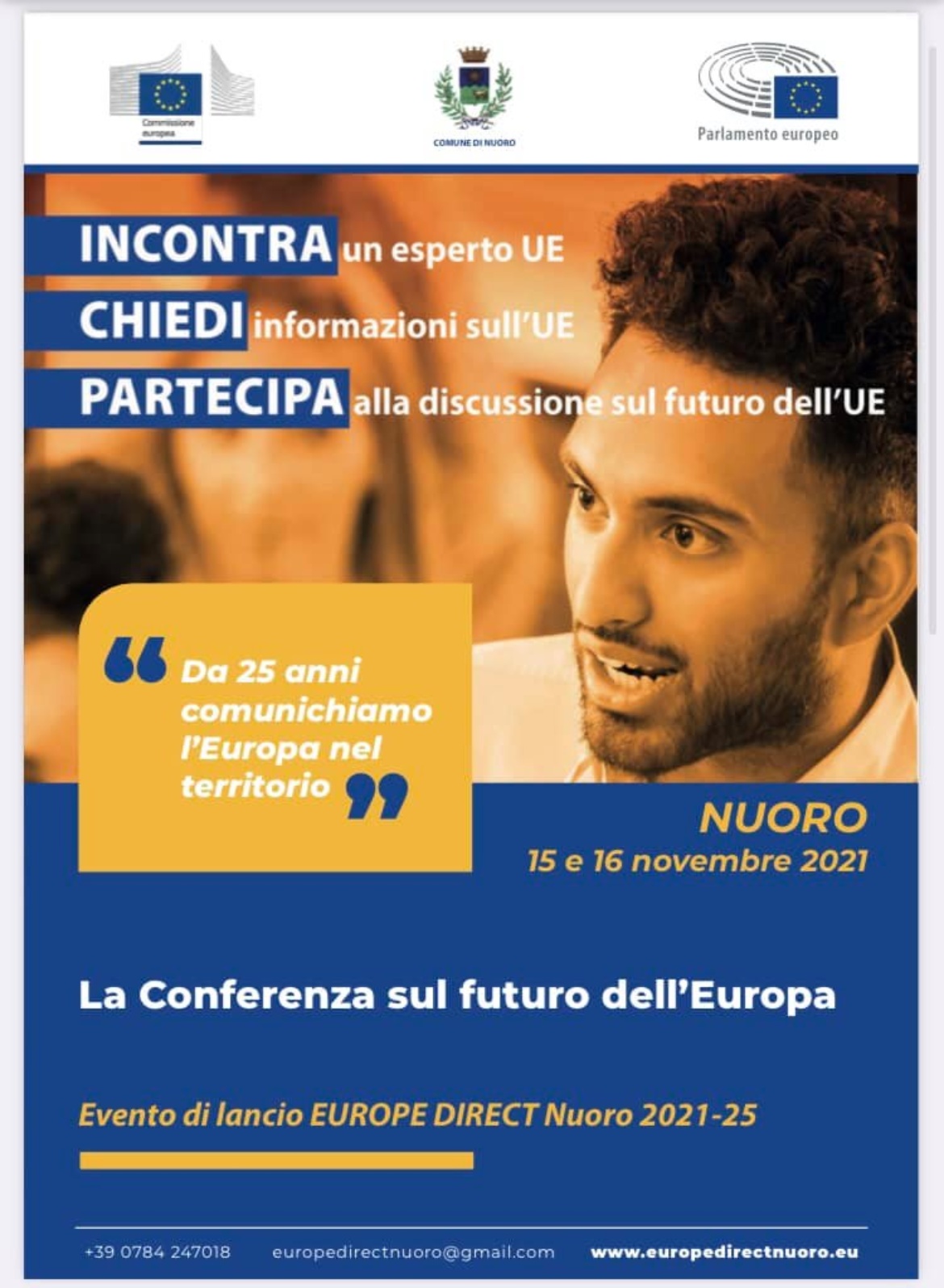 Visualizza la sezione: EVENTO | EUROPE DIRECT NUORO 2015 - 2025