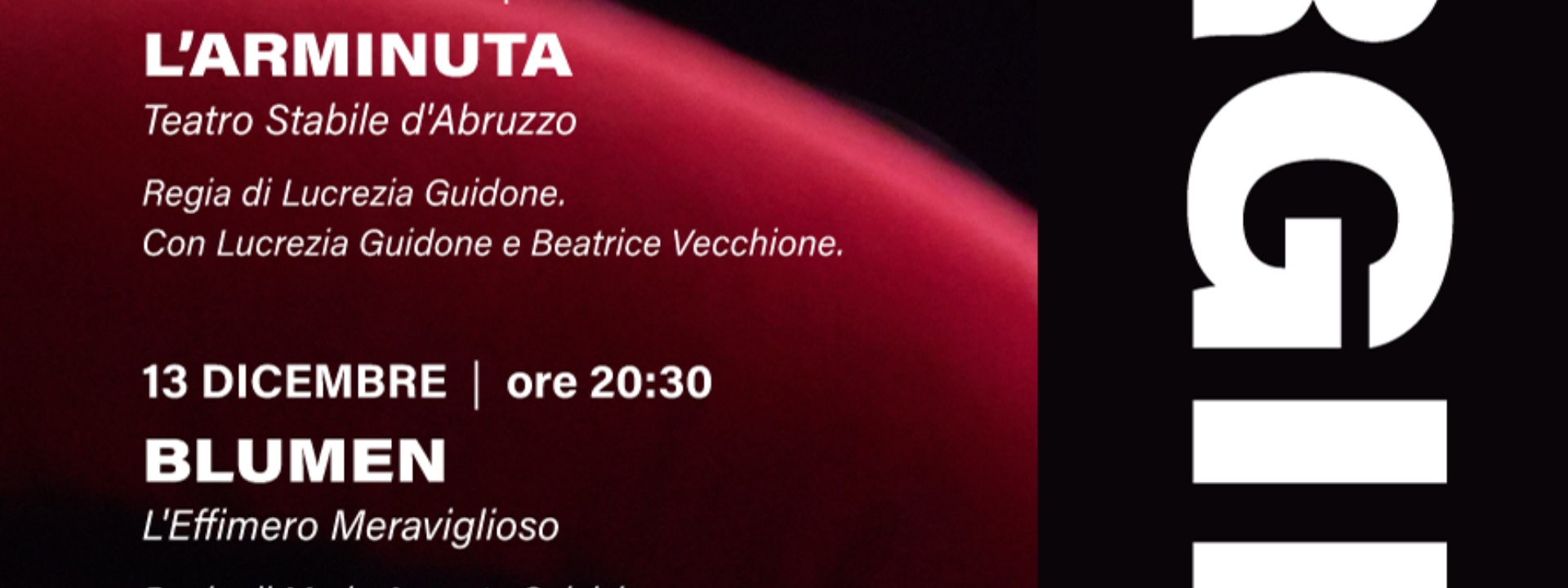 TEATRO | RASSEGNA NOTE A MARGINE 2019 - PRIMO SPETTACOLO