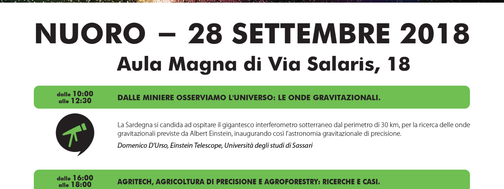 NUORO | NOTTE EUROPEA DEI RICERCATORI