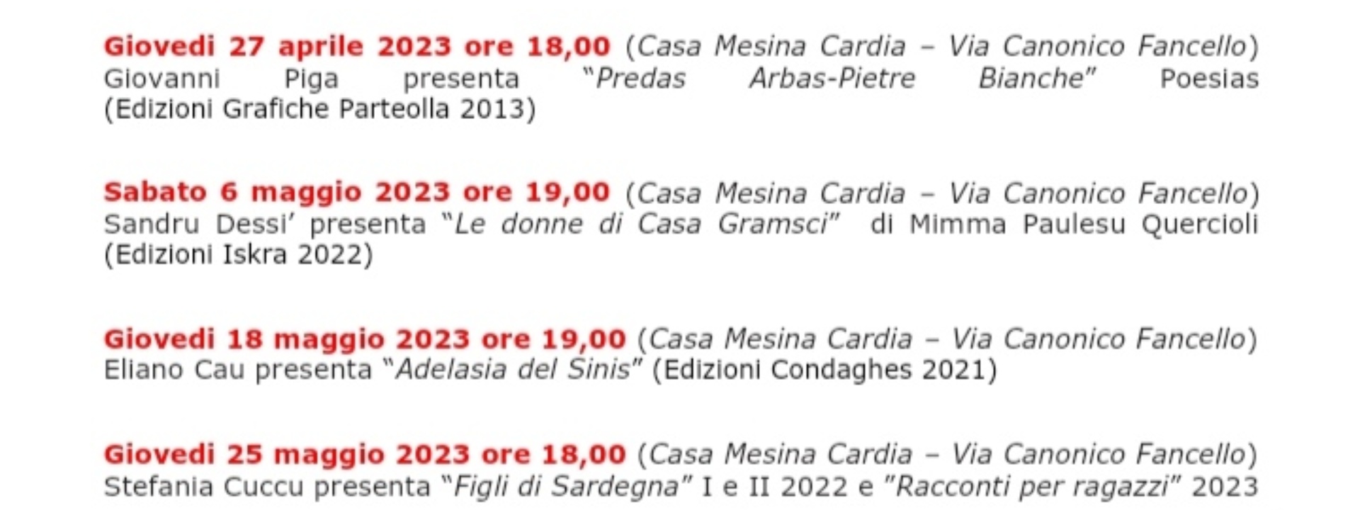 OLZAI |IL MAGGIO DEI LIBRI 2023 – SE LEGGI SEI FORTE!