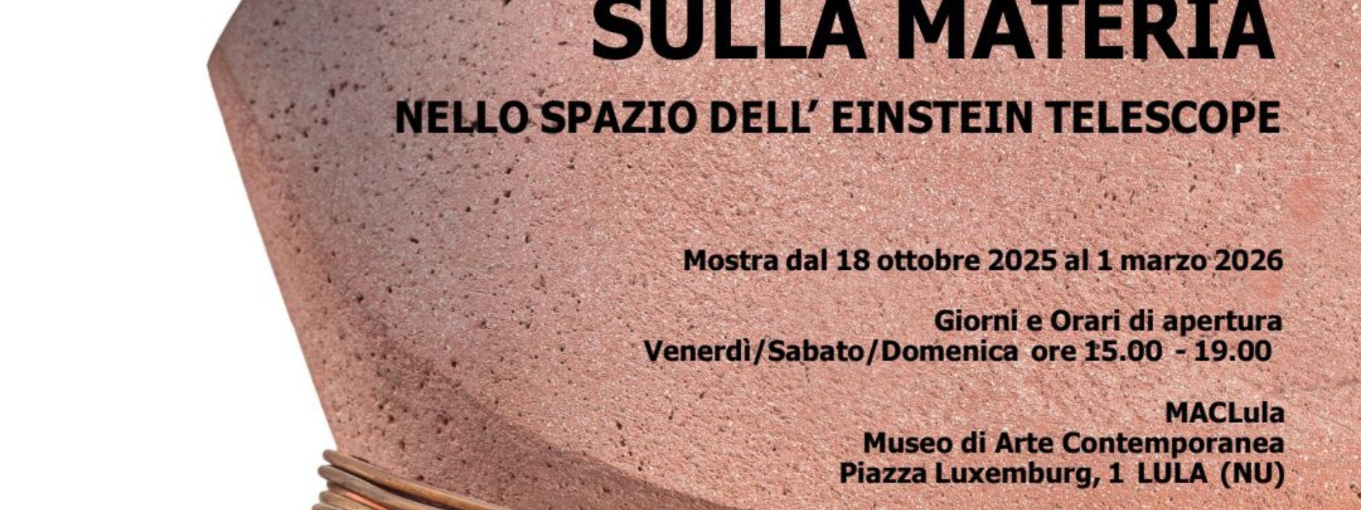 MacLula | Sperimentazioni sulla Materia nello spazio Einstein Telescope