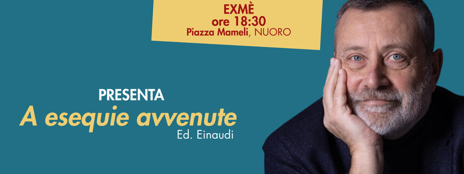 Nuoro | Massimo Carlotto presenta A esequie avvenute