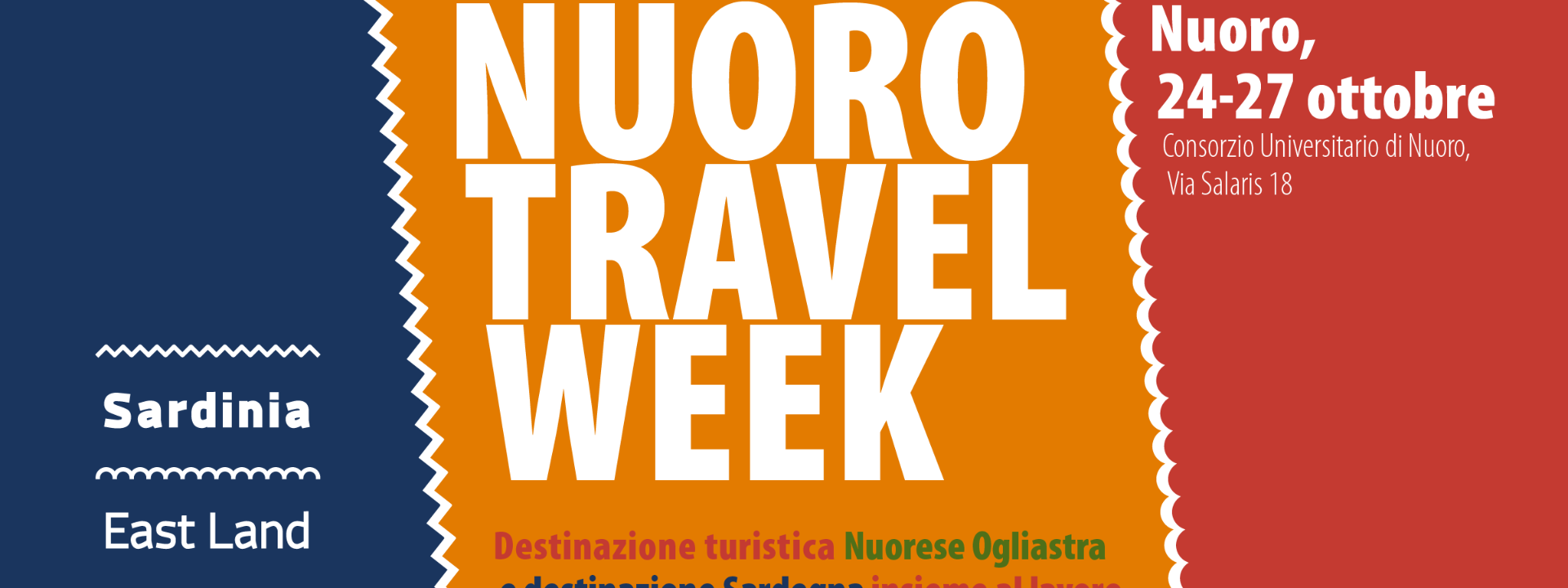 NUORO | NUORO TRAVEL WEEK dal 24 al 27 Ottobre.