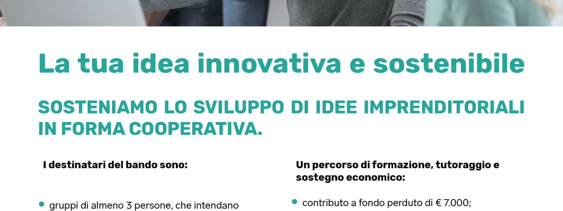 BANDO | COOPSTARTUP SARDEGNA SINO AL 31-12-20