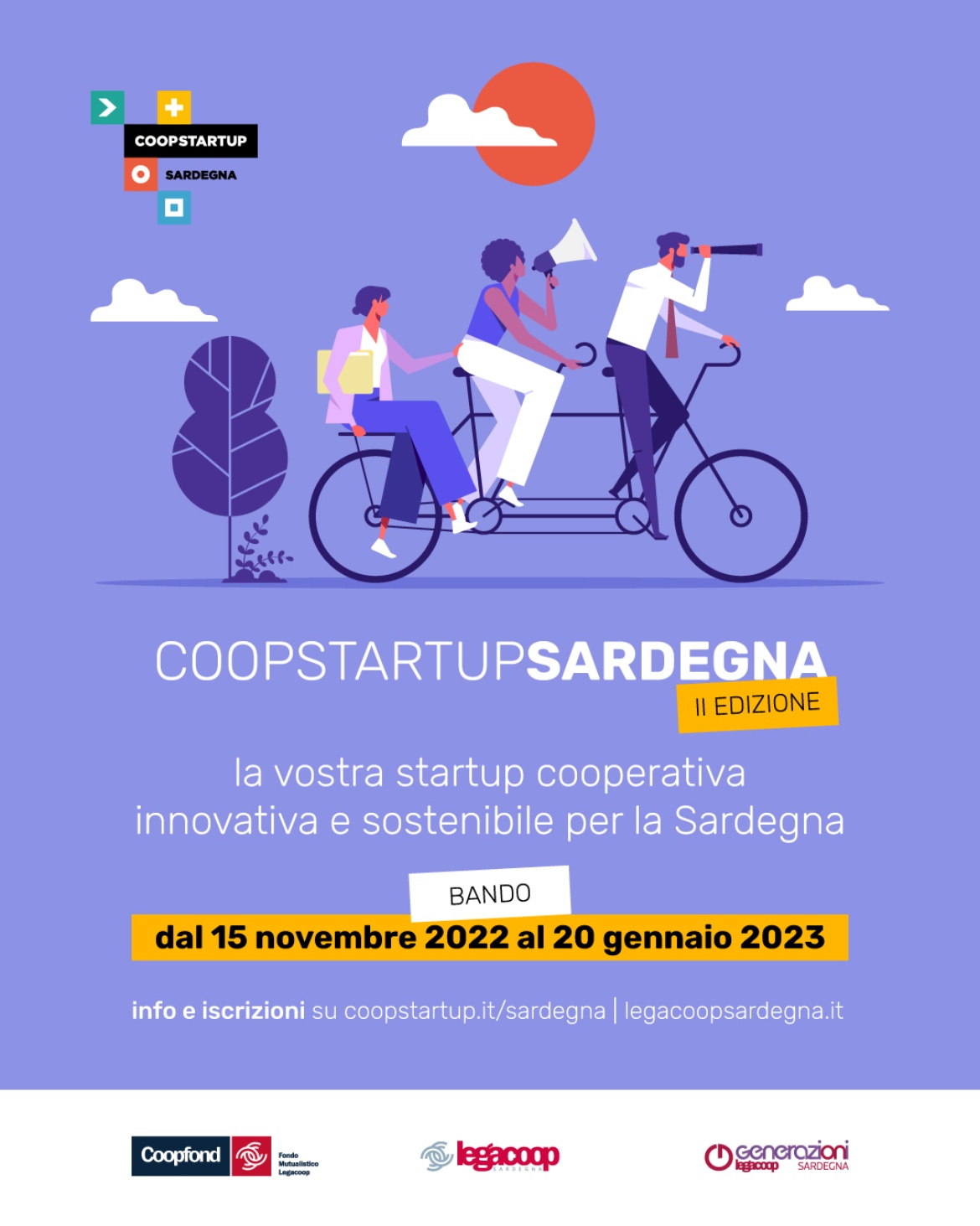 Visualizza la sezione: BANDO | COOPSTARTUP SARDEGNA II EDIZIONE