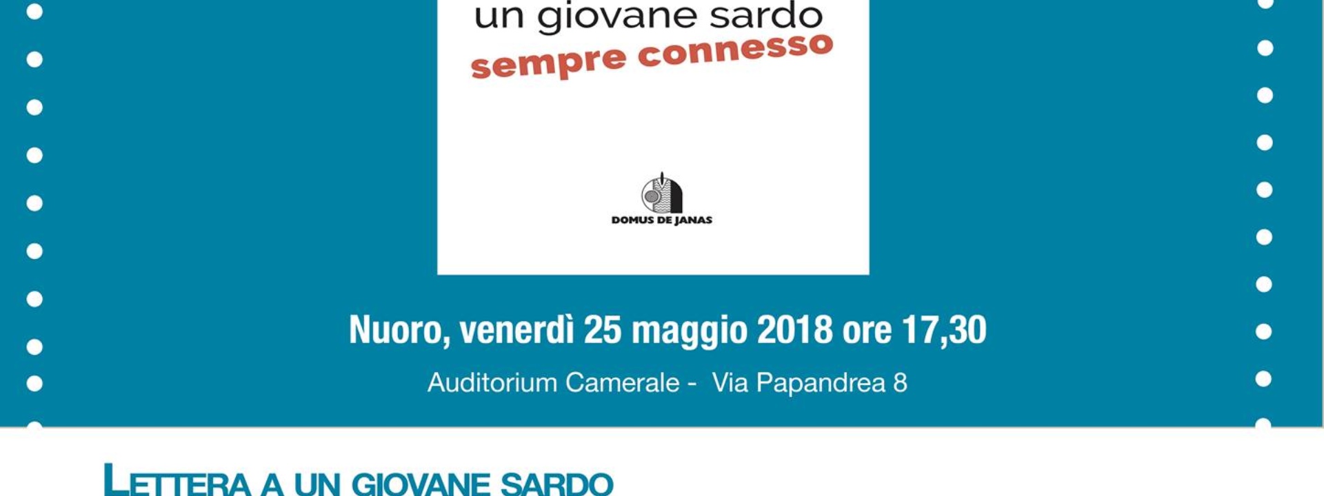 IL LIBRO | LETTERA A UN GIOVANE SARDO SEMPRE CONNESSO