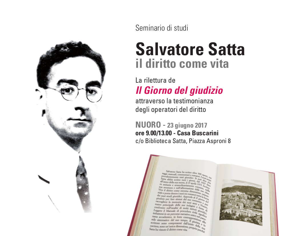 Salvatore Satta - Il diritto come vita - 