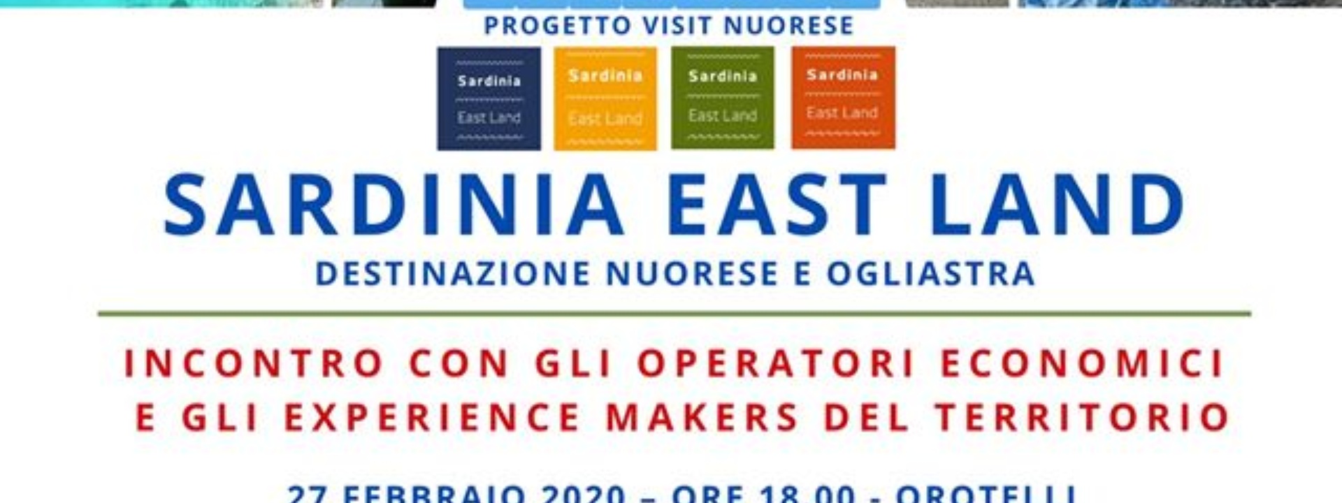 PROGETTO SARDINIA EAST LAND | CALENDARIO INCONTRI