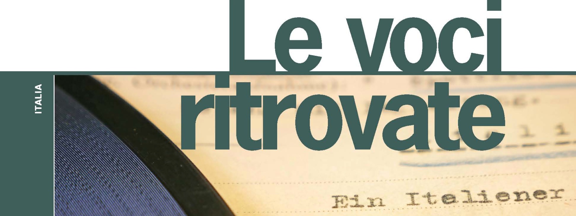 ISRE | "LE VOCI RITROVATE"