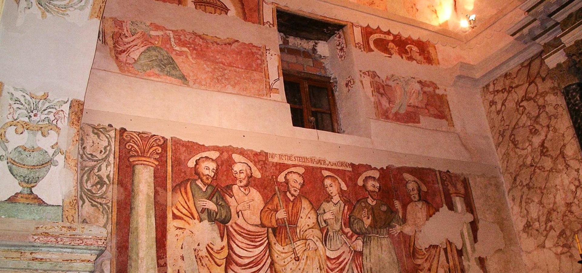 Pietro Antonio et Gregorio Are, fresques à l'intérieur de l'église Madonna delle Grazie, Nuoro