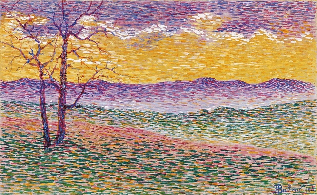 Antonio Ballero, Mattino di Marzo, huile sur toile, 1904