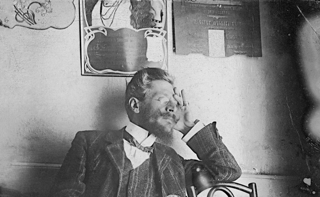 Antonio Ballero sur une photo du début des années 1900