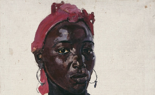 Giuseppe Biasi, Studio di testa, Öl auf Leinwand, 1924-25