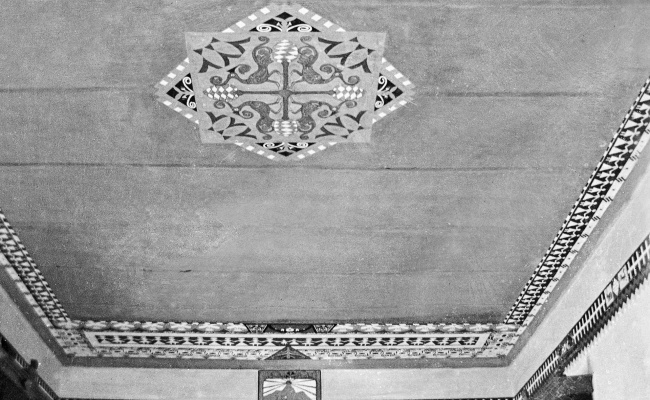 Raffaele Ciceri. Orani, sala consiliare, post 1911