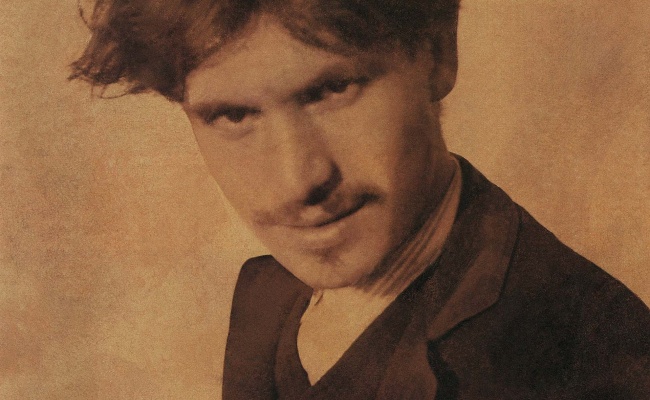 Francesco Ciusa auf einem Foto aus dem späten 19. Jahrhundert