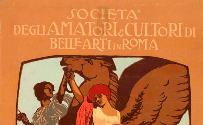 Esposizione internazionale di Belle Arti di Roma, locandina
