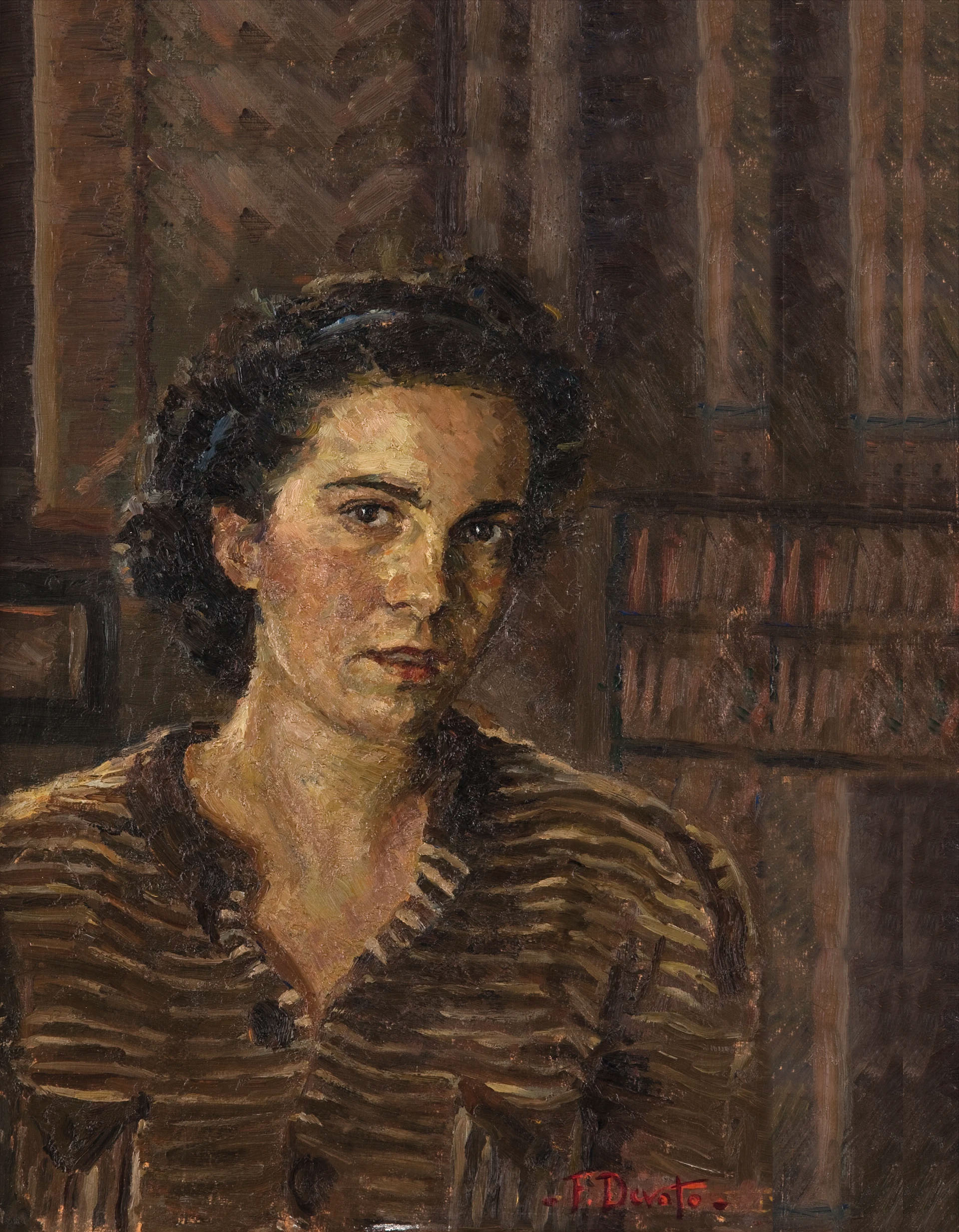 Francesca Devoto, autoritratto - © Confinivisivi - Pierluigi Dessì, Archvio Ilisso