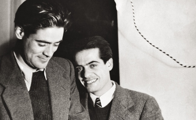 Salvatore Fancello und Costantino Nivola, Mailand, 1936