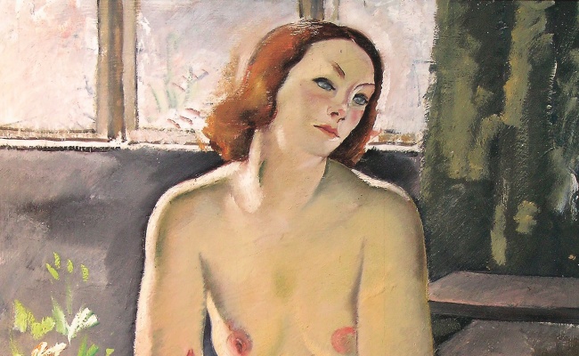 Bernardino Palazzi, Nudo di donna allo scrittoio, 1939