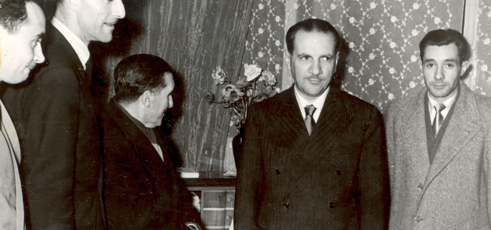 Antonio Pigliaru with Professor Piras