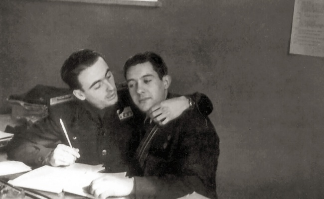 Antonio Pigliaru with Melis Bassu