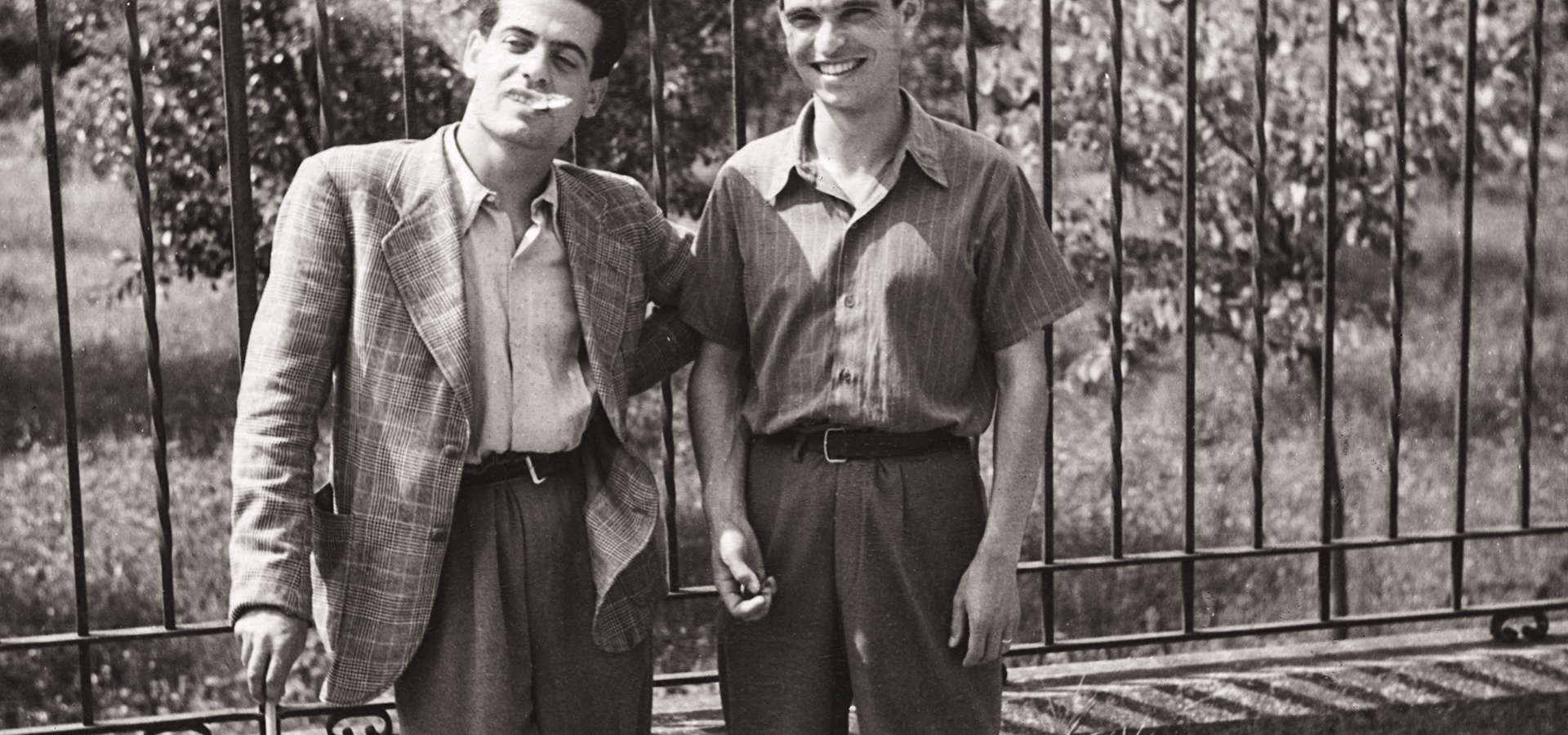 Giovanni Pintori und Salvatore Fancello, Monza, Mitte der 1930er Jahre