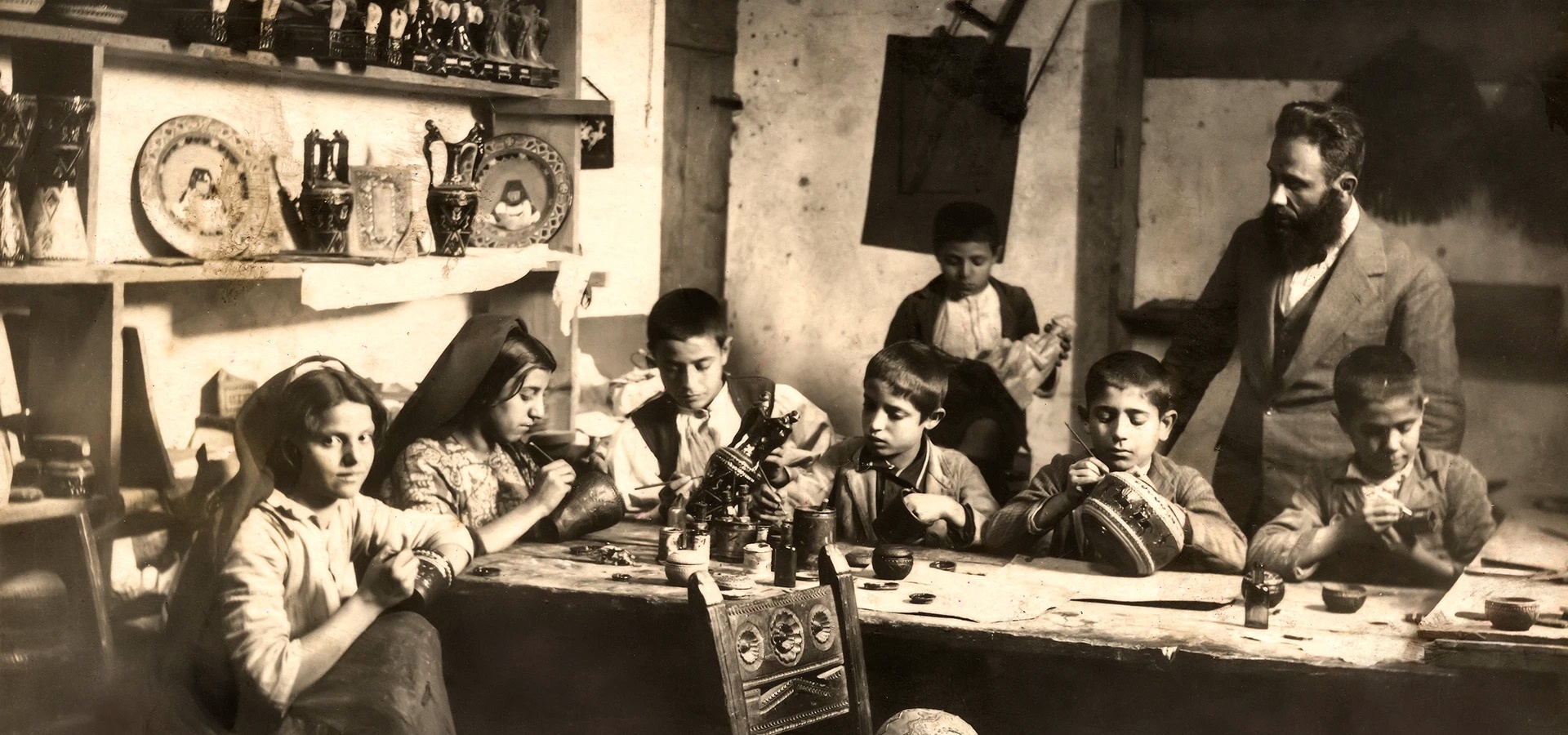 Ciriaco Piras, la Bottega d’Arte a Dorgali, metà anni Venti