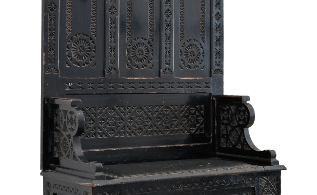 Oliena, Bibliothèque municipale. Banc, années 1920, XXe siècle Francesco Ciusa