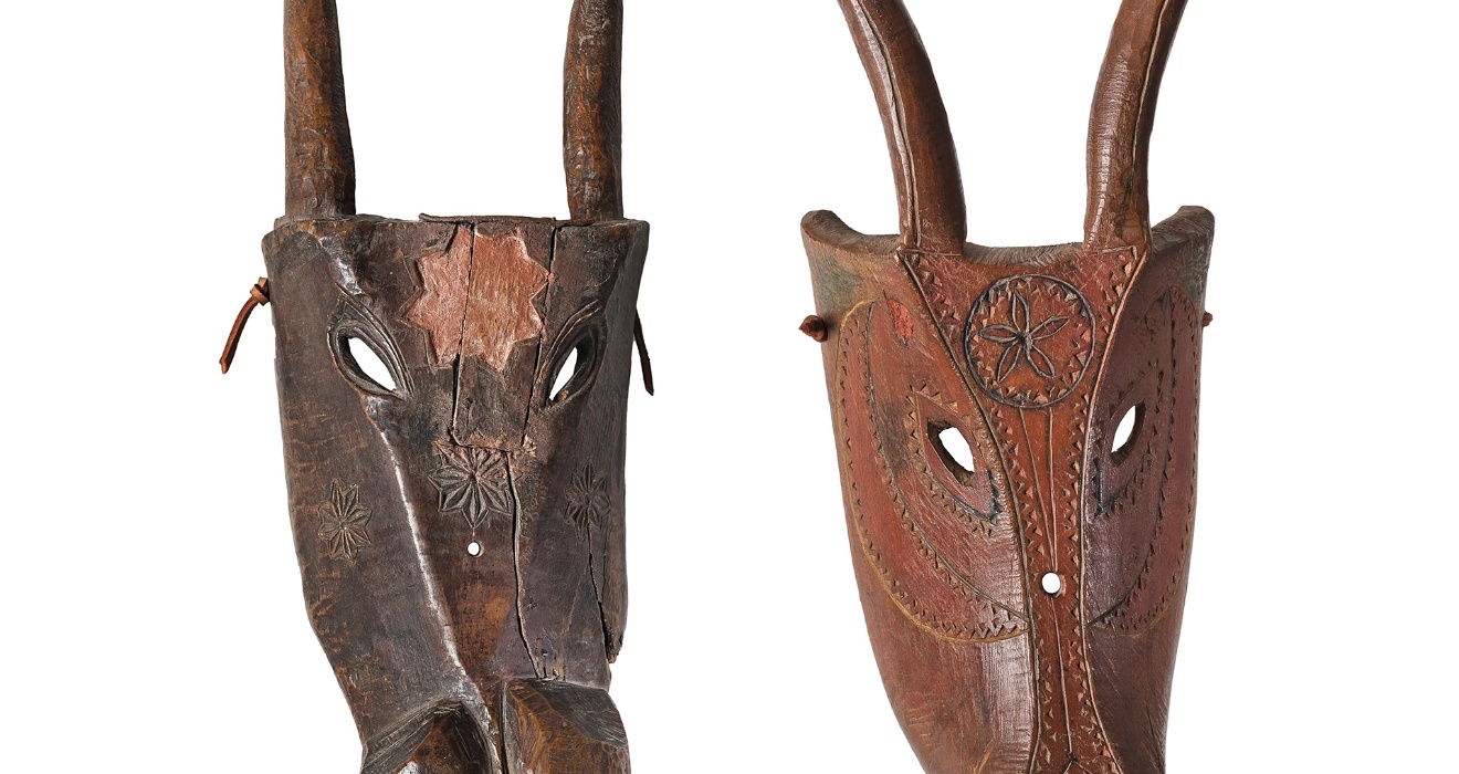 Ottana, bovine facial masks, early 20th century. Nuoro, Museo del Costume