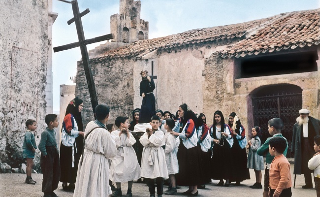 Oliena, processione della Settimana Santa, anni Cinquanta