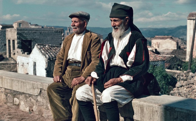 Oliena, Corso Vittorio Emanuele II, Anfang der sechziger Jahre